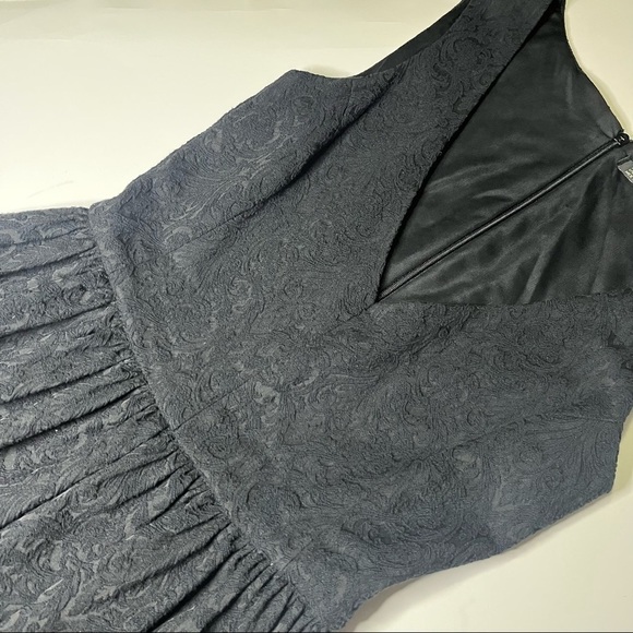 𝅺ZARA Black Fit and Flare Dress Size M - Picture 6 of 8